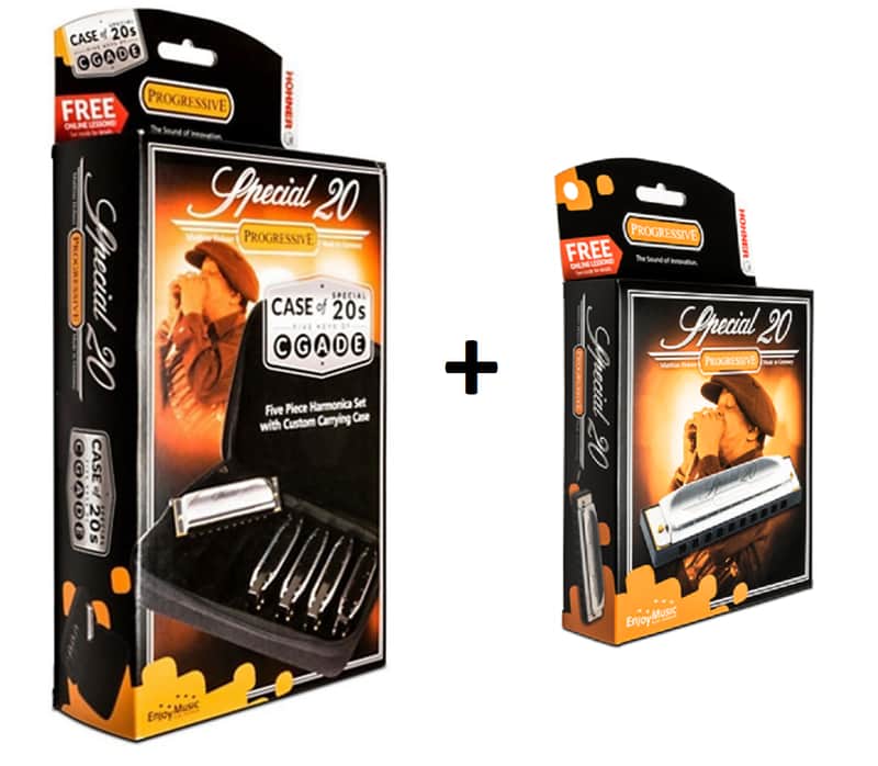 New Hohner Case of Special 20s Harmonica 5-Pack w/Free Bb Special 20 image 1