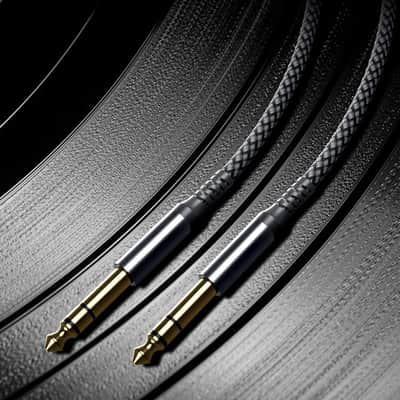 1/4 Inch TRS Instrument Guitar Cable 10ft 2Pack,Straight 6.35mm Guitar Bass AMP Cord,Quarter Inch 6.3mm Male Jack Stereo Audio Balanced Line for Electric Guitar,Bass,Keyboard,Amplifier,Speaker image 5