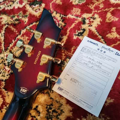 *AS NEW* 2024 ESP Edwards E-Maiden HIZAKI Signature Model - Rose MIJ Japan image 4