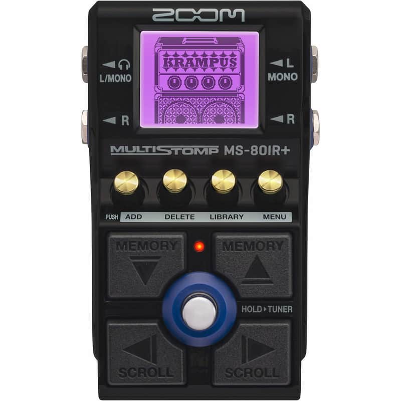 Zoom MS-80IR+ Multistomp Amp/Cab Sim/IR Loader and Multi-effects Pedal image 1