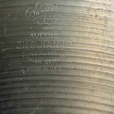 Zildjian Vintage 18” avedis crash cymbal 60’s image 2