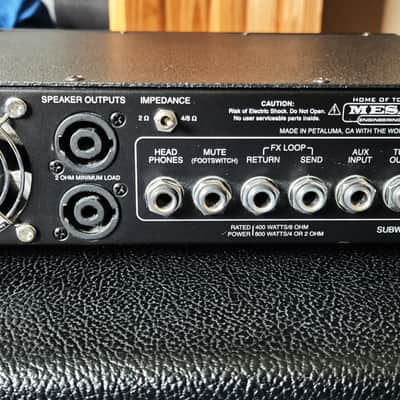 Mesa Boogie Subway D-800 Plus 800-Watt Bass Amp Head 2016 - Present - Black image 2