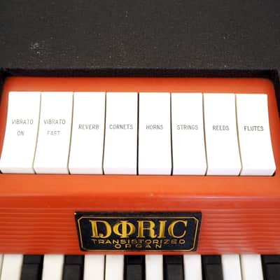 1967 Doric Cheetah Reverb Vintage Combo Organ Keyboard Italy GEM, Vox Jaguar image 5