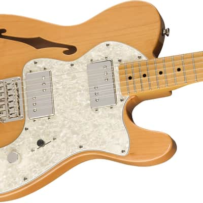 Squier Classic Vibe 70's Telecaster Thinline Electric Guitar Natural image 11