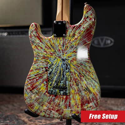 2003 Fender Special Edition Splatter Stratocaster Electric Guitar - Dakota Red with Gig Bag - Used image 2