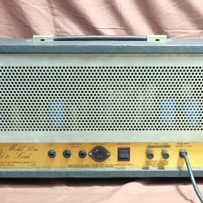 Marshall JCM 800 Lead Series Model 2204 50-Watt Master Volume Mk2 Head 1980s - Black image 5