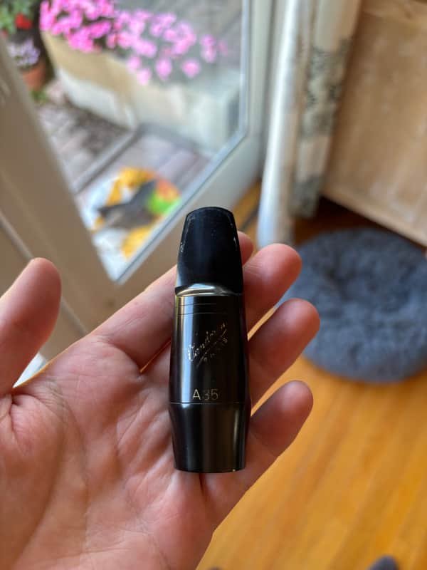 Vandoren V5 Jazz Alto Saxophone Mouthpiece - A35 2010s - Black image 1