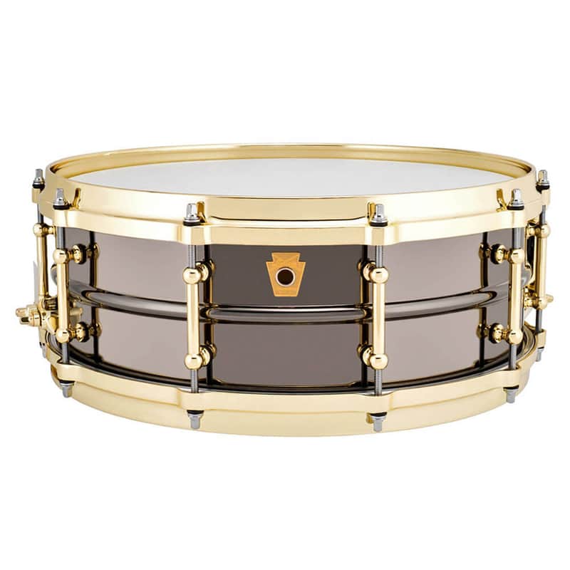 Ludwig LB416BT Black Beauty Snare Drum 14x5 w/Brass Trim image 1