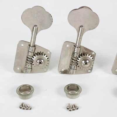 1950s-1960s Reissue Fender Jazz/Precision/Telecaster Bass Tuners NO LOGO Relic Set USA image 5