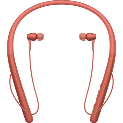 Sony WIH700/R Hi-Res Wireless Bluetooth In Ear Headphones, Red image 1
