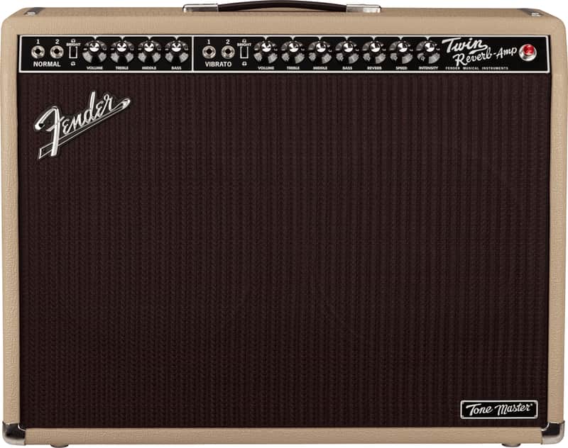Fender Tone Master Twin Reverb Guitar Amp, Blonde image 1