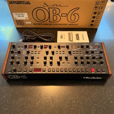 Dave Smith Instruments OB-6 Desktop 6-Voice Polyphonic Synthesizer 2017 - Present - Black image 10