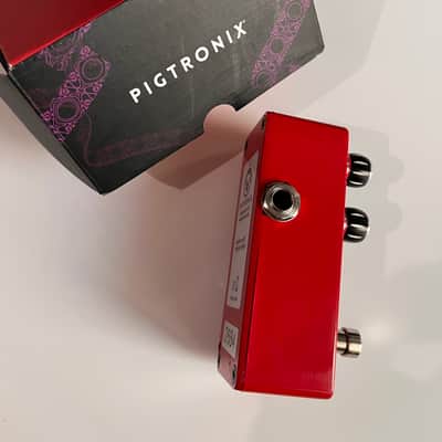 Pigtronix Octava Micro Octave Fuzz 2010s - Red image 4