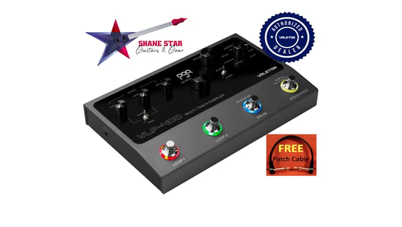 Valeton VLP-400(WATCHLIST OFFER)Dual Looper/Sampler Pedal With Stereo Drum🥁Machine That Features 24-bit, 48 kHz High-Quality Sampling image 1
