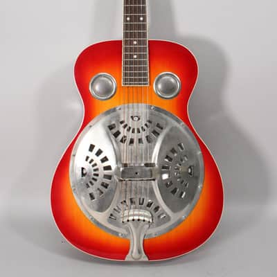 Regal RD-40V Studio Series Round Neck Resonator Cherry Sunburst image 1