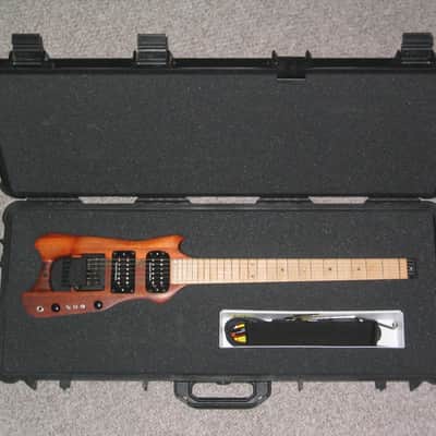 Harrower The Studio JB & Jazz pickups 1999 Natural Wood, Old Growth Honduras Mahoghany, Hard Rock Ma image 1