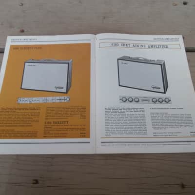 Vintage 1965 Gretsch Guitars & Amplifiers Catalog #32! Chet Atkins, White Falcon! Case Candy! image 11