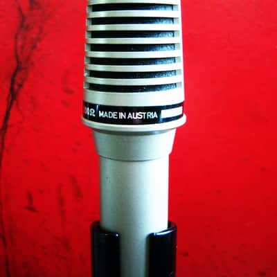 Vintage 1970's AKG D200E Cardioid Dynamic Microphone Low Z w accessories D190E D1000E # 2 image 12