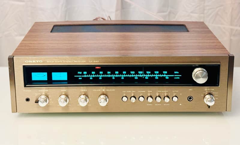 Amplificateur Stéréo Onkyo TX-440 - Fabriqué Au Japon - Fonctionnel, éclairage à Revoir
