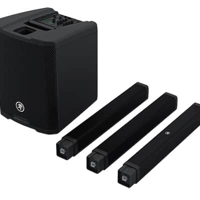 Mackie SRM-Flex 1300 Watt Line Array DJ Speaker PA System w/Sub+M50X Headphones image 9