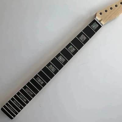 Glossy Finish Guitar Maple Tele Style Neck, 22 Frets Rosewood Fingerboard image 6