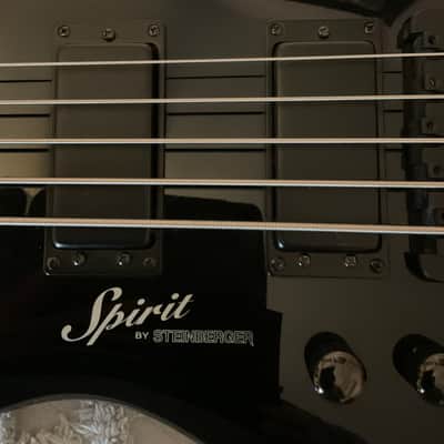 Steinberger Spirit XZ-25 (Left Handed) Headless - Black Gloss image 3