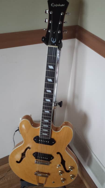 Epiphone Casino Natural w P90 lollars image 1
