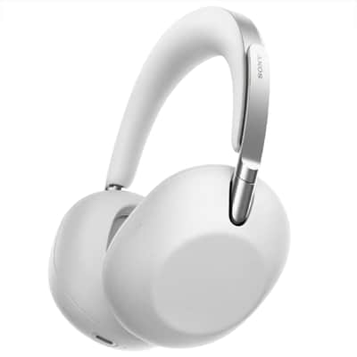 Sony 1000X THE COLLEXION Wireless Headphones, Platinum / Deco Essentials Wood Stand image 8