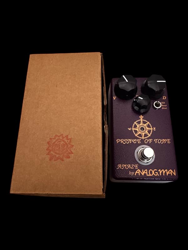 Analogman Prince of Tone Overdrive Pedal | Reverb