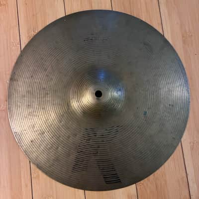 Zildjian 14" K Combo Hi Hats w/ notched K Custom Bottom RARE Z 1980s image 2