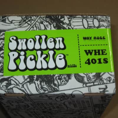 rarely handled, very clean genuine Way Huge by Jeorge Tripps EMPTY BOX w/ orig Instruction Manual & Warranty/Registration pw for Way Huge Swollen Pickle Jumbo Fuzz MkIIS (WHE-401S) (NO pedal) +orig small Way Huge/MXR/Dunlop Quick Guide booklet (from 2015) image 9