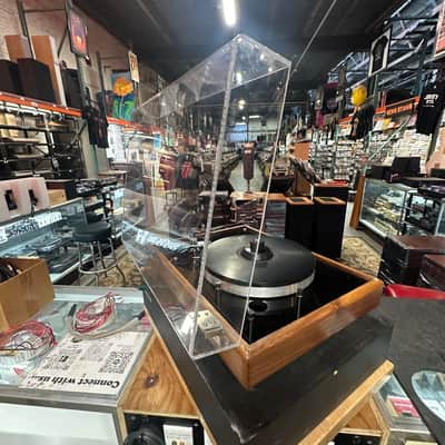 VPI HW-19 Mk IV Turntable, Morch DP-8 Tone Arm, Custom Bright Star Audio Black Sand-Filled Plinth image 8