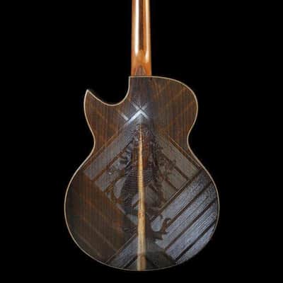 Blueberry Handmade Grand Concert Cutaway Guitar Mermaid image 9