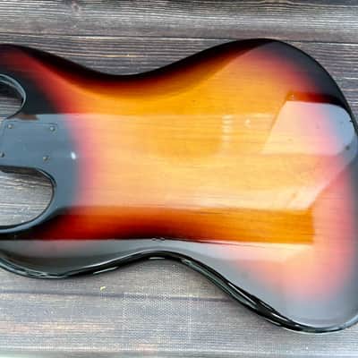 1993-94 Fender Japan JB62 Jazz Bass Body 3TS Sunburst Made in Japan image 11