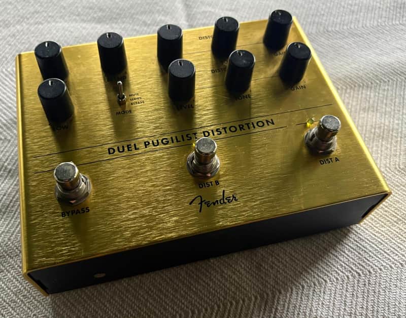 Fender Duel Pugilist Distortion 2021 - Present - Yellow image 1