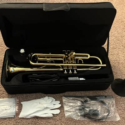 Vangoa Bb Trumpet Brass Standard Gold Trumpet image 1