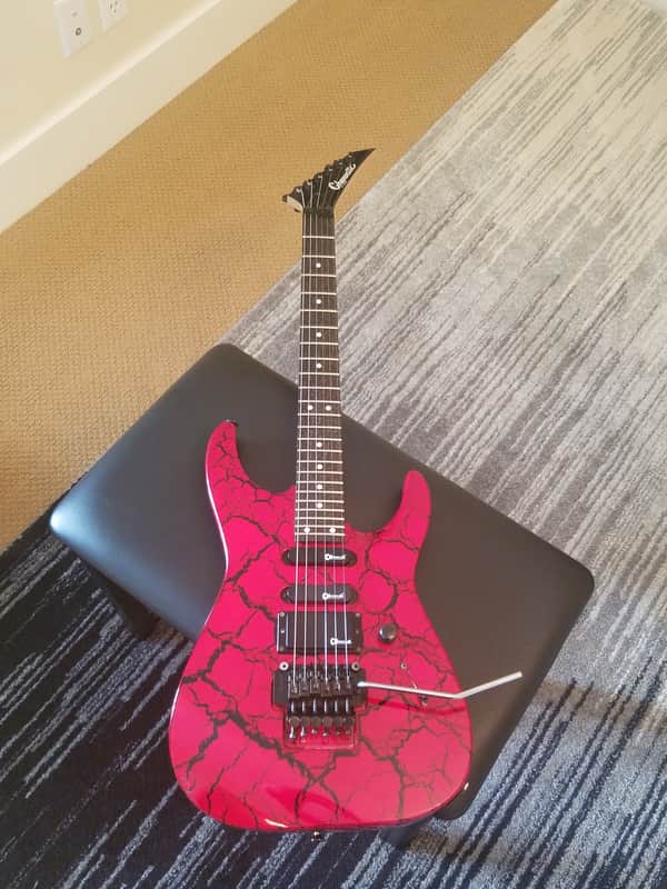 Charvel Charvette Model 270 1990 Red/Black Crackle image 1