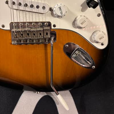 1996 Fender 50th Anniversary American Series Stratocaster, Maple Fretboard - Tobacoburst - Screenused Prop! image 6