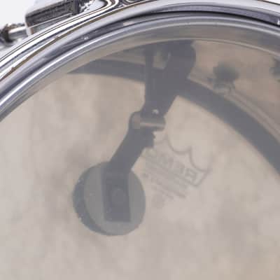 ROGERS DYNASONIC CHROME OVER BRASS SNARE DRUM (MADE IN ENGLAND)-14" x 5" image 8