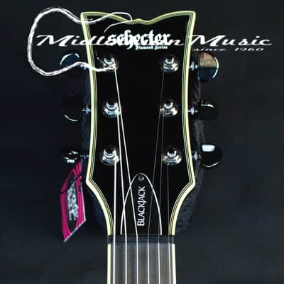 Schecter Solo-II Blackjack Electric Guitar - Black Gloss Finish image 4