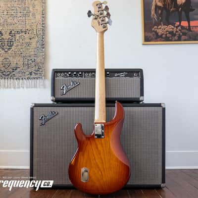 Ernie Ball Music Man Stingray 5 Bass with a Birdseye Maple Neck in Sunburst - 1991 image 15