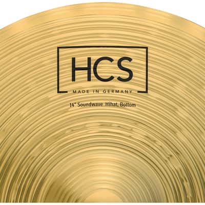 Meinl HCS Soundwave Hi Hat Cymbals 14" image 10