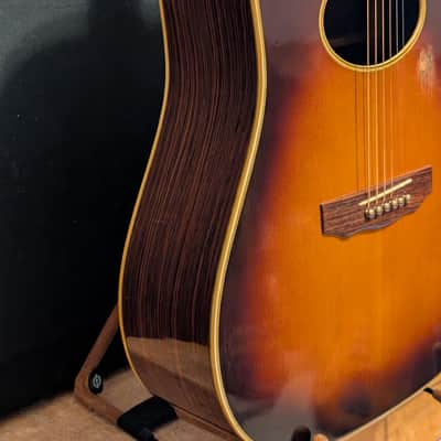 1982 Daion B55E Acoustic Electric Dreadnought Guitar Rare Model MIJ Sunburst image 8
