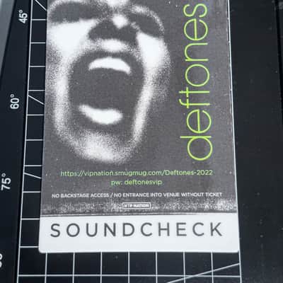 Deftones Soundcheck pass 2022 - Glossy image 3