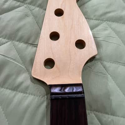 Warmoth Deluxe 5 4+1 5 String Bass Neck for Fender 2026 - Natural/Gloss image 3