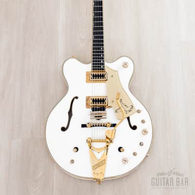 1972 Gretsch White Falcon Stereo 7595 Vintage Double Cutaway Guitar w/ Case, Art Wiggs image 2
