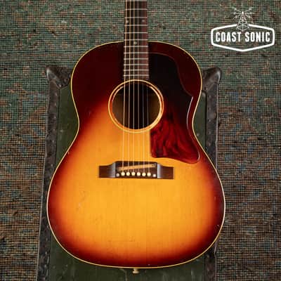 1967 Gibson LG-1 Acoustic Guitar with original Chipboard Alligator Case image 5