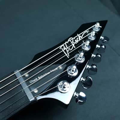 B.C. Rich Chuck Schuldiner Tribute Stealth 2008 Onyx Black Neck Thru Dimarzio X2N Death + Hardcase image 4