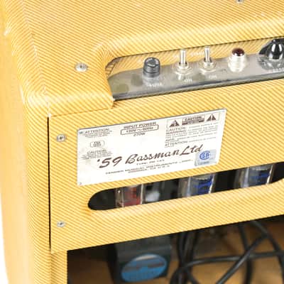 Fender 59 Bassman Limited Edition Owned by Deryck Whibley Of Sum 41 image 9