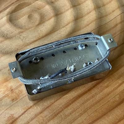 Vintage 1970's or 1980's Gibson Pat. No. 2,737,842 Humbucker Pickup - Chrome image 5